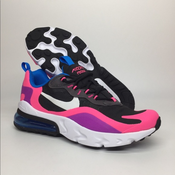 girls youth Nike Air Max 270 React Shoes - Picture 2 of 7